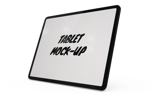 Tablet-modell isoliert