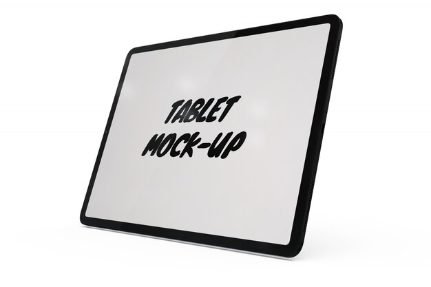 Tablet-Modell isoliert