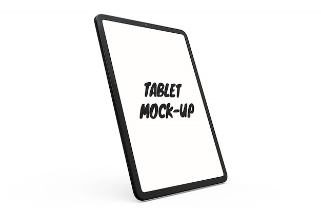 Tablet-modell isoliert