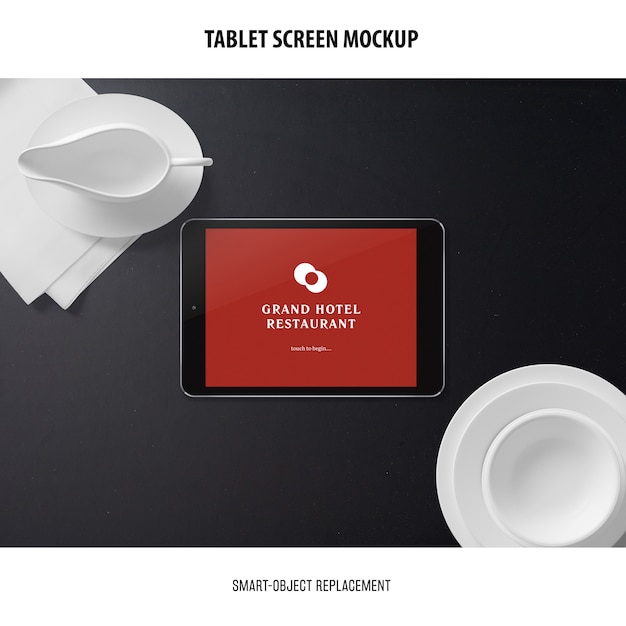 Tablet Screen Mockup