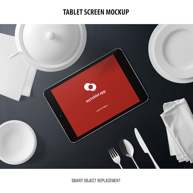 Tablet Screen Mockup