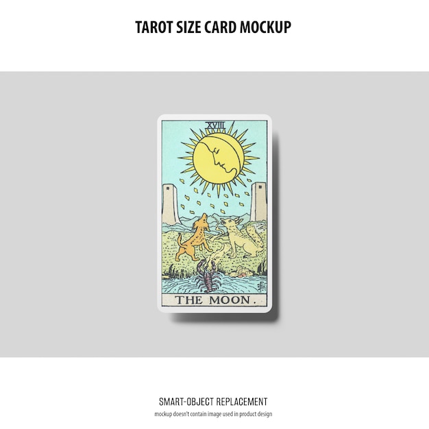 Kostenlose PSD tarot-karten-modell