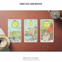 Kostenlose PSD tarot-karten-modell