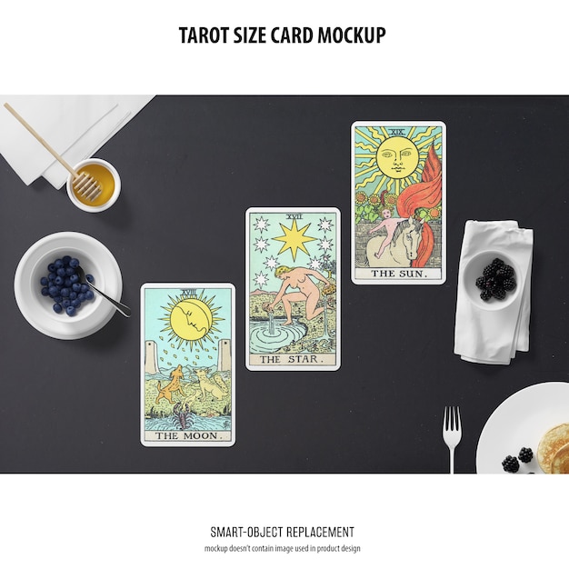 Kostenlose PSD tarot-karten-modell