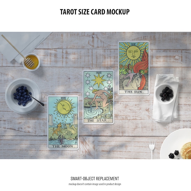 Kostenlose PSD tarot-karten-modell