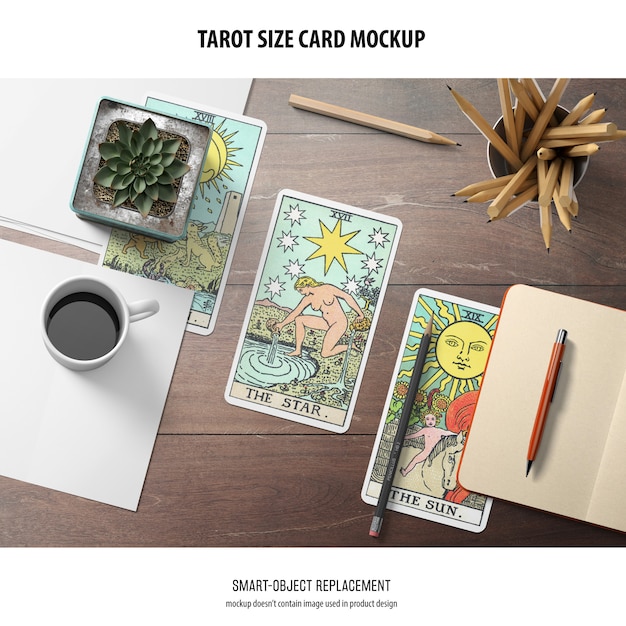 Kostenlose PSD tarot-karten-modell