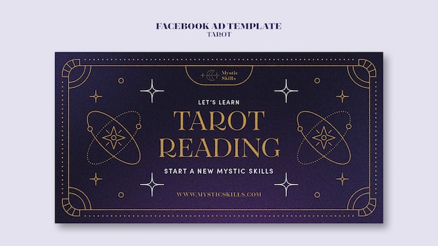 Tarot-karten-social-media-promo-vorlage