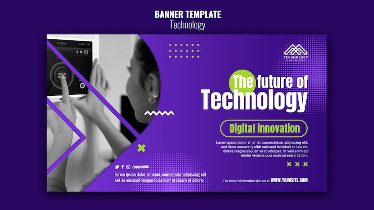 Kostenlose PSD technologieinnovationsbanner