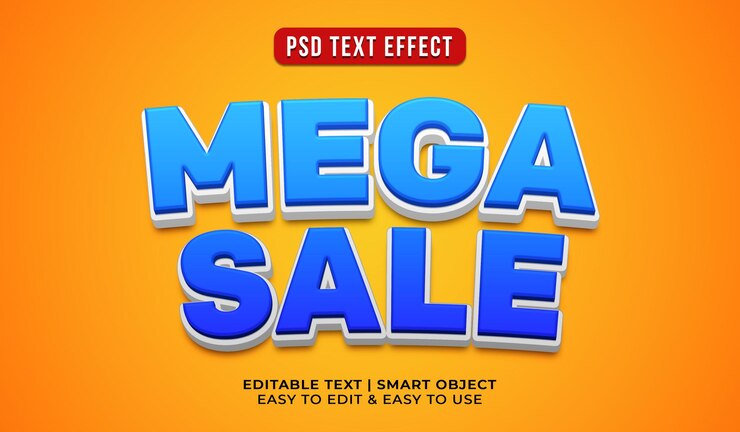 Kostenlose PSD texteffekt im 3d-stil