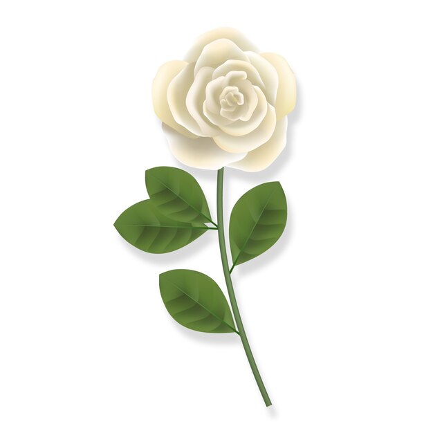 Trauerelement mit weißer Rose