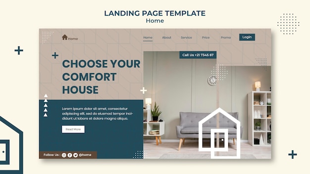 Traumhaus-Landingpage
