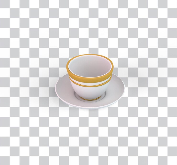 Kostenlose PSD türkische kaffeetasse von der rückseite