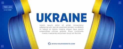 Kostenlose PSD ukraine-social-media-banner instagram