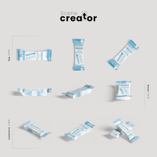 Verpackungsdesign für Proteinriegel