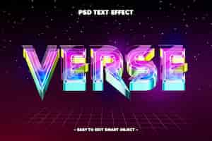 Kostenlose PSD vers 3d-neon-text-effekt