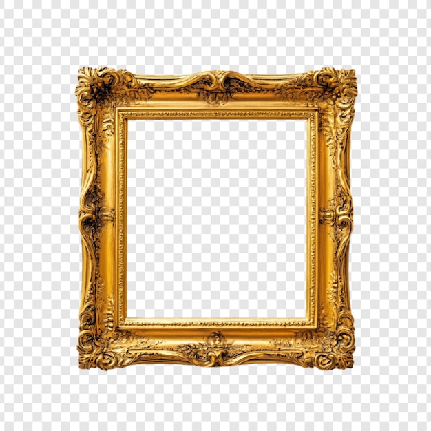 Verzierter goldener Rahmen Ein klassischer Bildrahmen