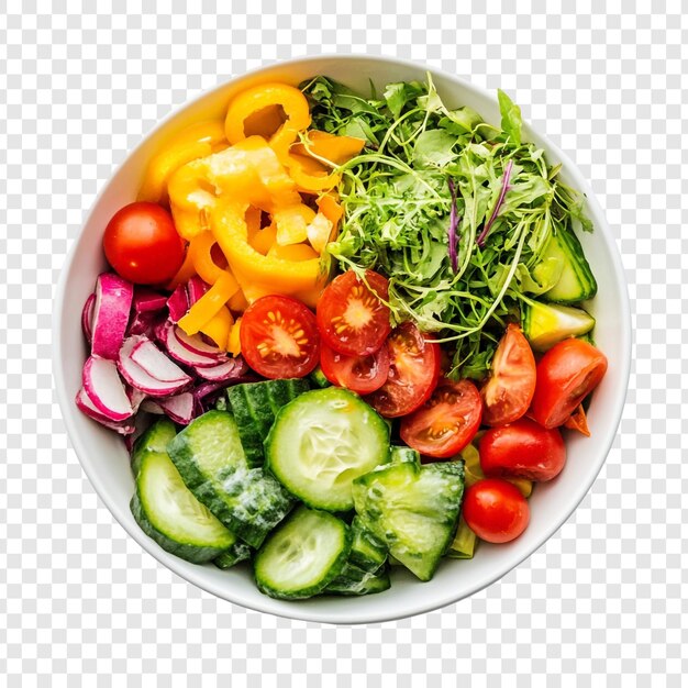 Vibrant Vegetable Salad Bowl Eine gesunde und leckere Mahlzeit