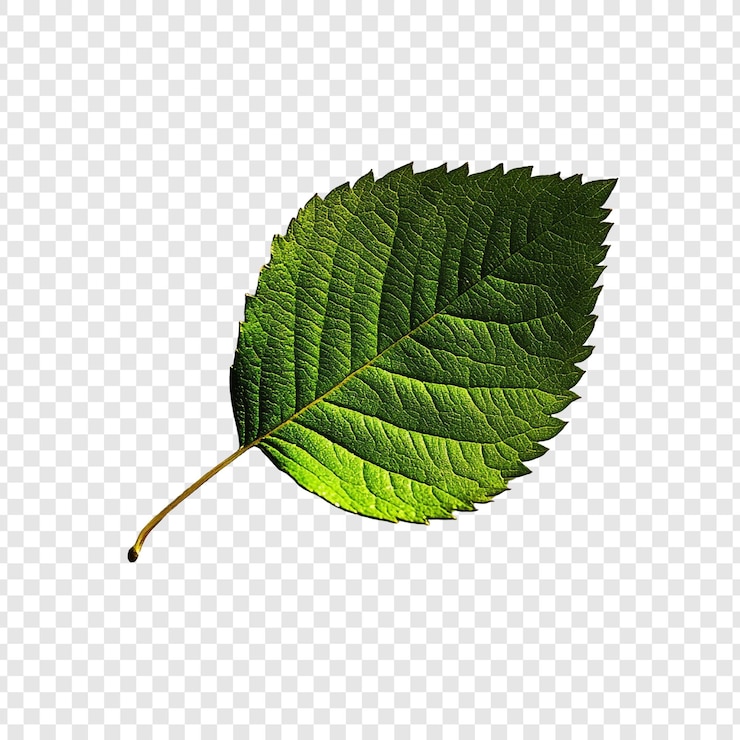 Kostenlose PSD vibrantes grünes blatt in nahaufnahme