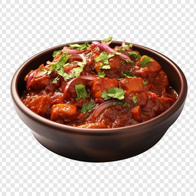 Vindaloo isoliert auf durchsichtigem hintergrund