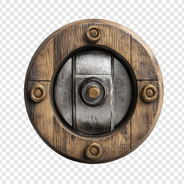 Vintage Holz- und Metallkreisformel
