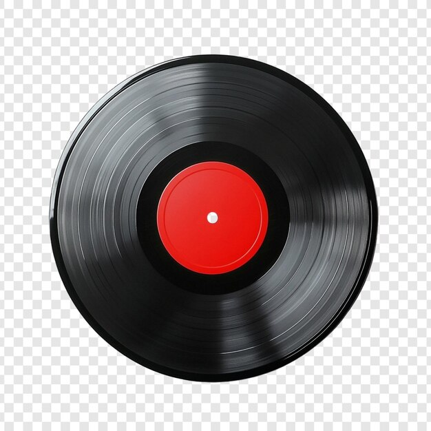 Vintage-Vinyl-Platte mit rotem Etikett Eine Ikone der klassischen Musik