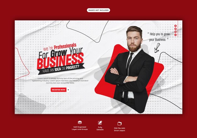 Vorlage für Banner für digitale Marketingagenturen und Firmen