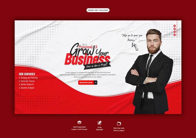 Vorlage für Banner für digitale Marketingagenturen und Firmen