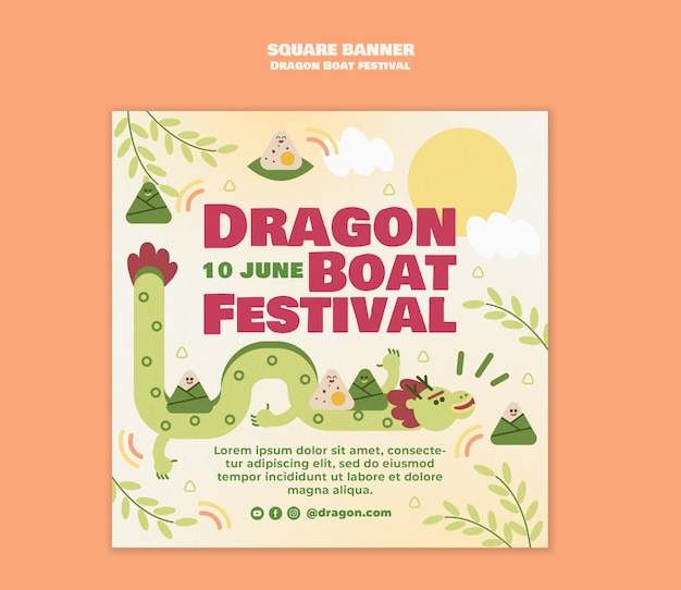 Vorlage für das dragon boat festival