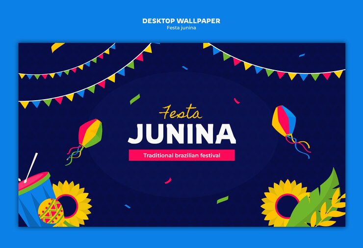 Kostenlose PSD vorlage für die feier der festa junina