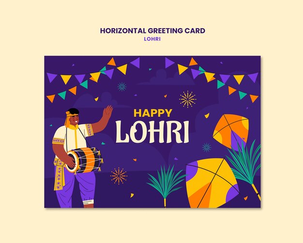 Vorlage für die Feier des Lohri-Festivals