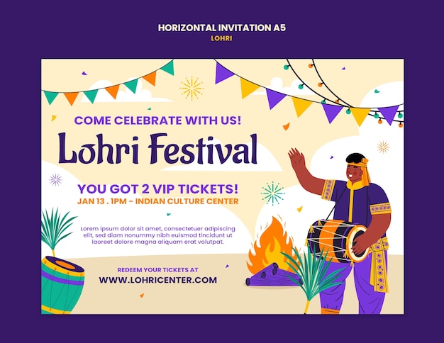 Vorlage für die Feier des Lohri-Festivals