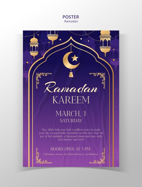 Vorlage für die Feier des Ramadan