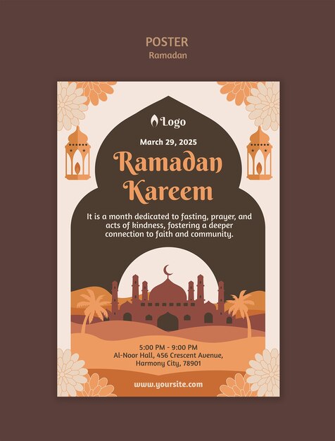 Vorlage für die Feier des Ramadan