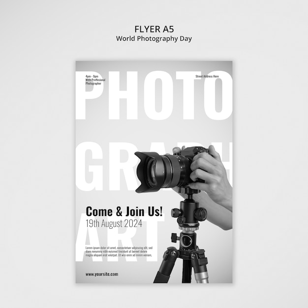 Vorlage für die Feier des Weltfotografie-Tages
