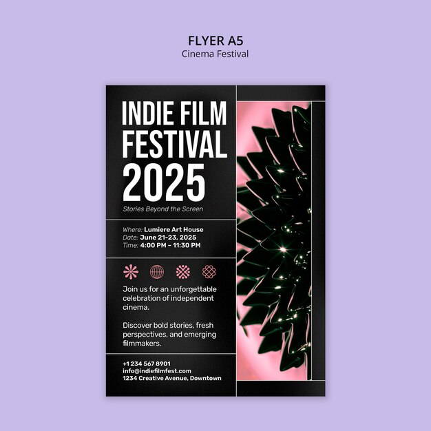 Vorlage für ein Filmfestival
