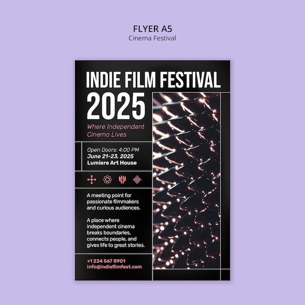 Vorlage für ein Filmfestival