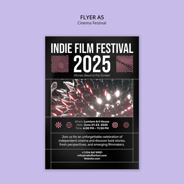 Vorlage für ein Filmfestival