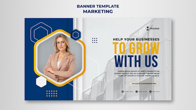 Vorlage für Marketing-Business-Banner
