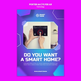 Vorlage für smart home-flyer