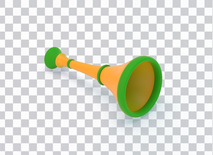 Kostenlose PSD vuvuzela-horn linke seite