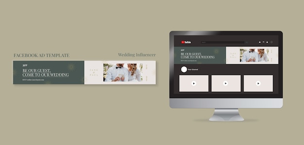 Wedding Influencer-Vorlage-Design