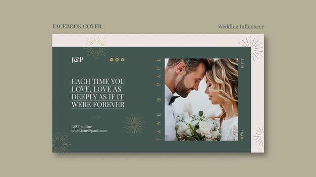 Wedding-Influencer-Vorlagenentwurf