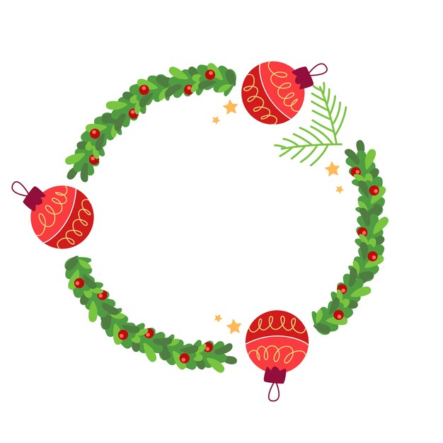 Weihnachtsrand oder -rahmen