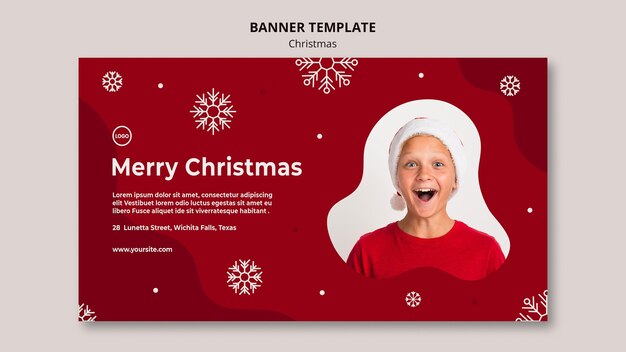 Weihnachtsverkauf Banner Vorlage
