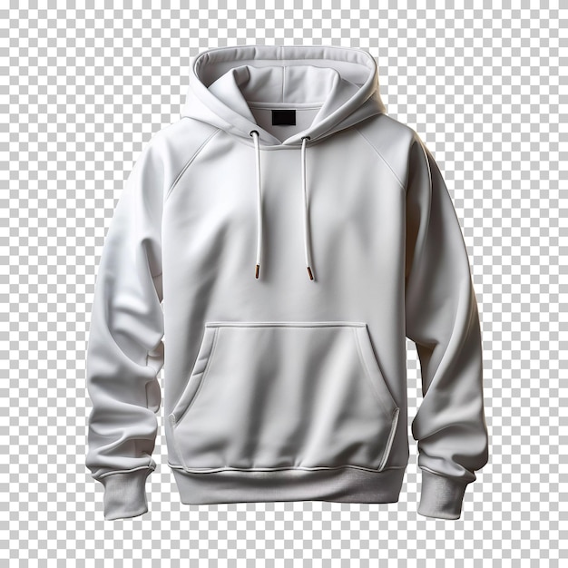 Weißes Hoodie-Modell im PSD-Format