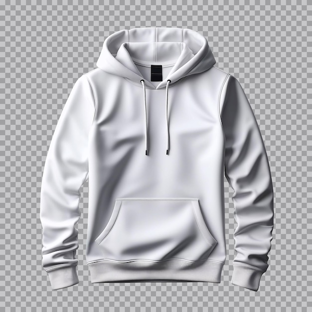 Weißes hoodie-modell im psd-format