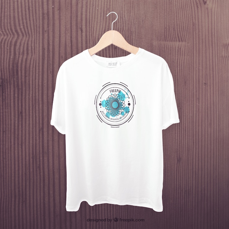 Kostenlose PSD weißes t-shirt front mockup