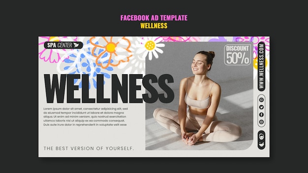 Kostenlose PSD wellness-vorlagendesign