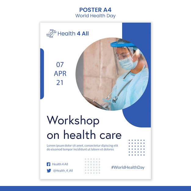 Weltgesundheitstag Poster