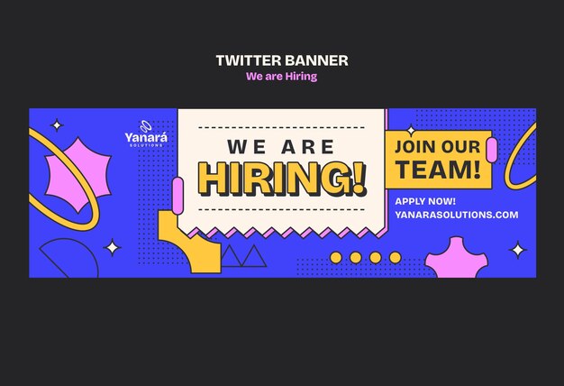 Wir stellen ein Twitter-Banner ein.